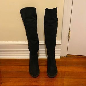 Rebel by Zigi Over the Knee Suede Boots, size 5.5